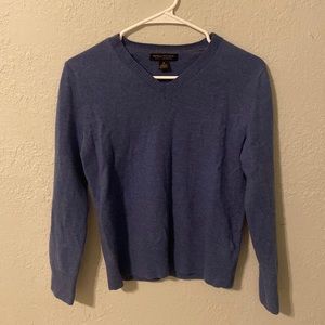 Soft wool sweater, lovely blue